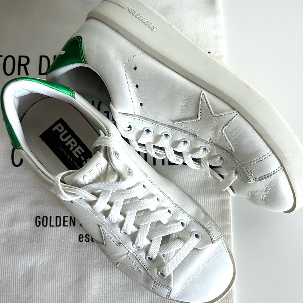 GOLDEN GOOSE PURE STAR SNEAKERS SIZE 7 - Picture 3 of 12